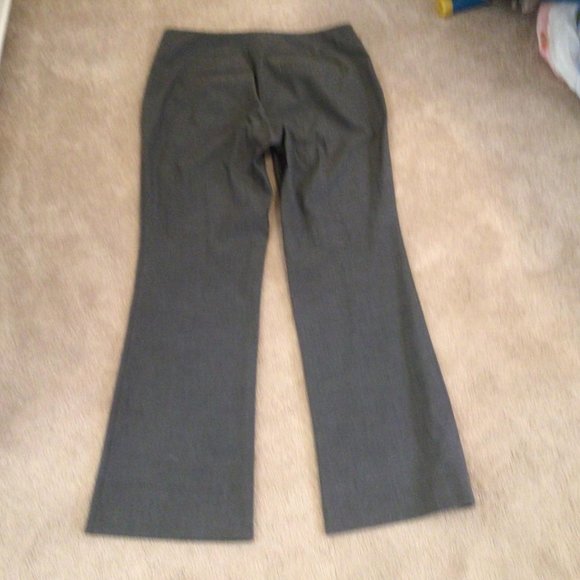 Women's Size 10 Curvy Ann Taylor Factory  gray slacks - Picture 3 of 3